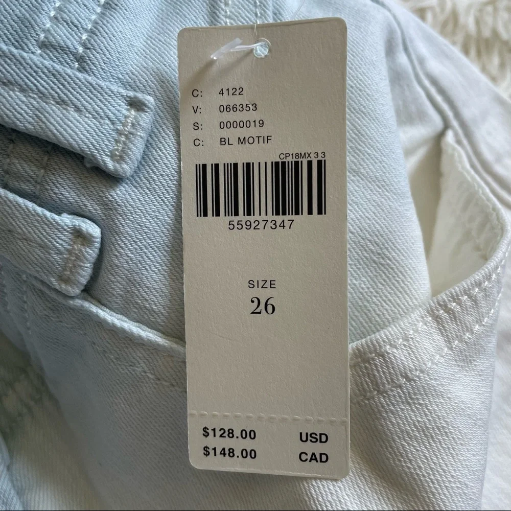 Anthropologie Pilcro and the Letterpress Jeans Ultra High-Rise Dip-Dyed 26 NWT